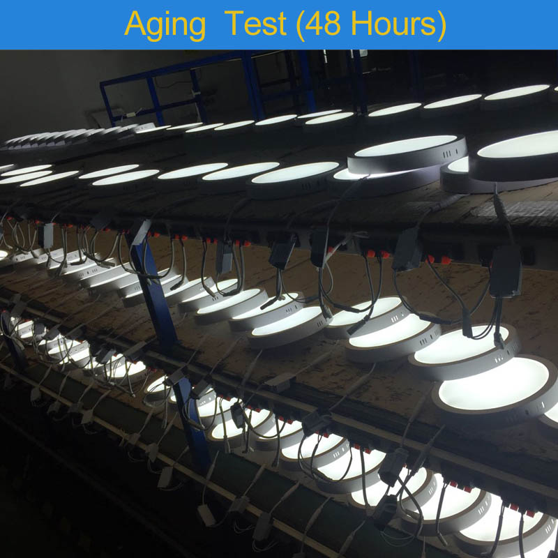 Teste de envelhecimento superficial redondo