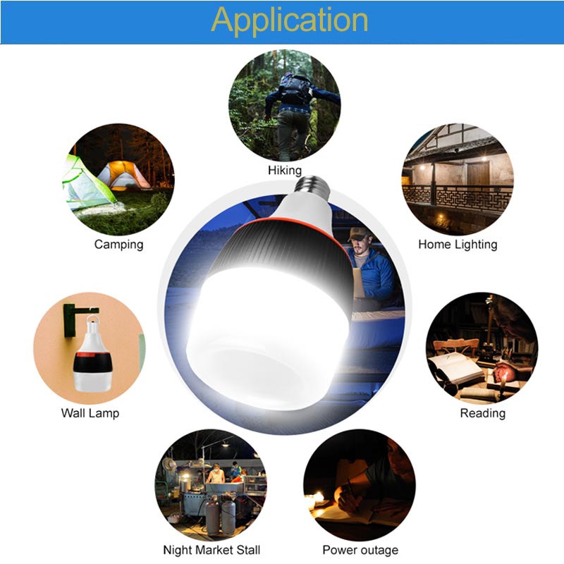 Aplicação de lâmpada de emergência