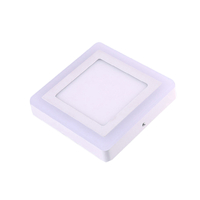 Luz de painel LED quadrada montada em superfície de cor dupla de teto CE