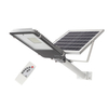 Lâmpada de rua solar externa 150 W com controle remoto dividida com poste
