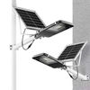 Lâmpada de rua solar externa 150 W com controle remoto dividida com poste