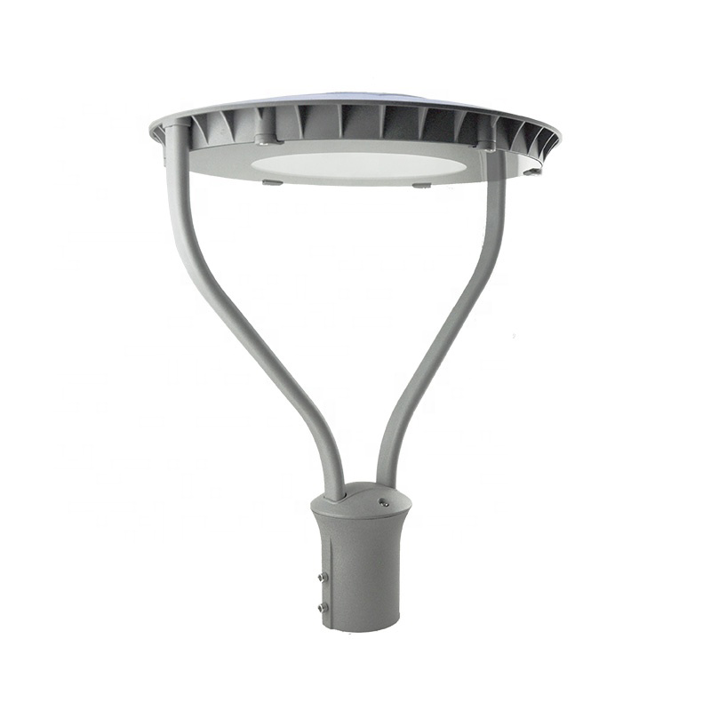 Lâmpada LED de alumínio para jardim ao ar livre poste com sensor de movimento luzes superiores