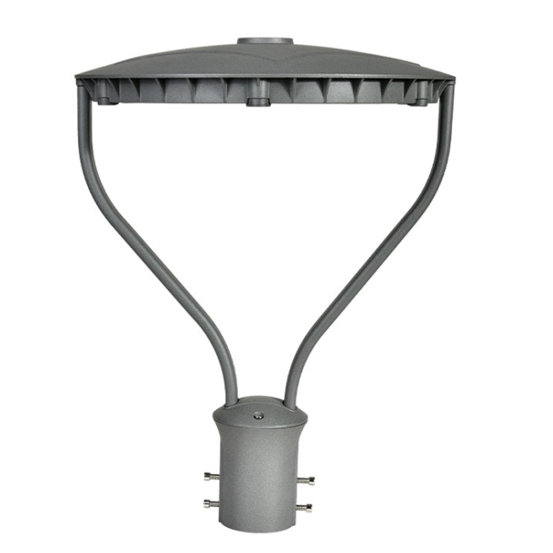Lâmpada LED de alumínio para jardim ao ar livre poste com sensor de movimento luzes superiores