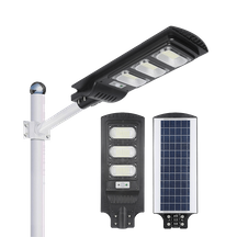 Luz de rua LED solar tudo em um com sensor de movimento