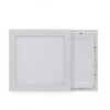 Painel plano LED Downlight Square 9W Daylight