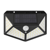 Luz de parede LED solar com sensor de movimento 100 LEDs 3 modos de iluminação com carregamento solar à prova d'água 