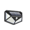 Luz de parede LED solar com sensor de movimento 100 LEDs 3 modos de iluminação com carregamento solar à prova d'água 